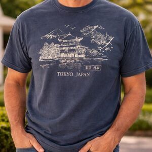 desert dreamer T-Shirt Unisex Size One Size Black Tokyo Japan Graphic Print Crew